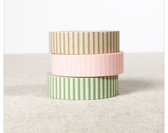 Stripe Washi Tape Set 3pk - Classiky