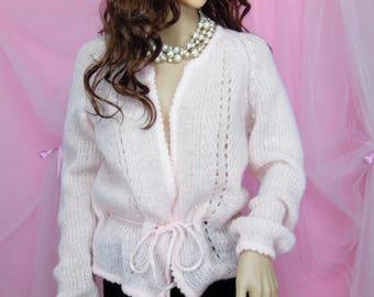 Pastel Pink Knit Sweater