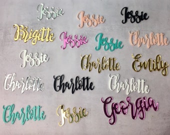 Limited name plaques ( please check description for name and colour availablity )