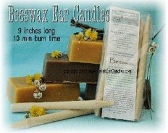100 Pack of 100% Beeswax Ear Candles