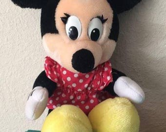 Vintage Disney Parks Minnie Mouse Plush