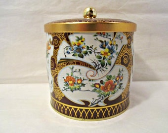 Tea Tin, Candy Tin, English Tea Tin, Decorative Tea or Candy Tin