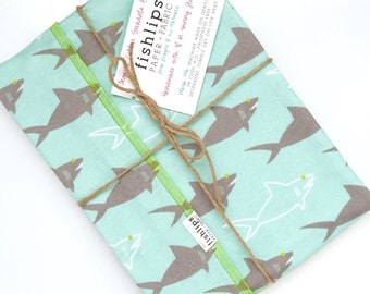Sharks Organic Cotton Swaddle Blanket, Aqua Newborn Baby Blanket and Hat, Eco Nursing Cover, Blue Stroller Blanket, Beach Baby Shower Gift