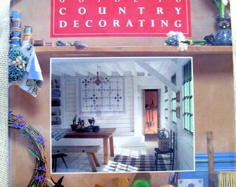 Laura Ashley Country Decorating Book, Vintage Laura Ashley Book, Hardcover Book, 1992 Decorating Book, First Edition
