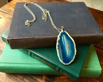 Gorgeous Blue Stone Necklace