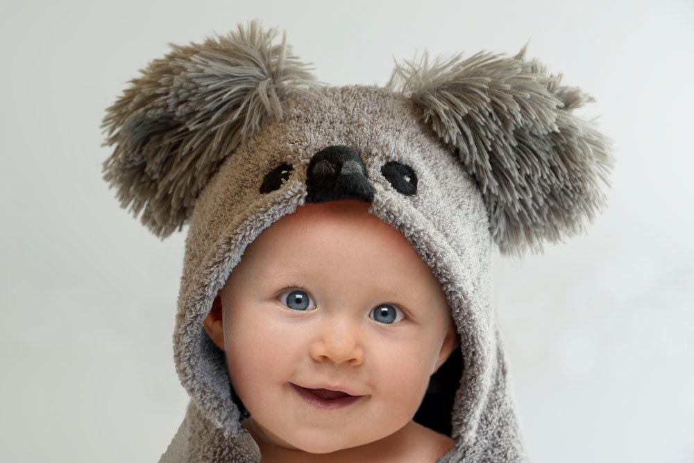Hooded Towel / Koala Bear / Baby Gift / Hooded Towel Baby