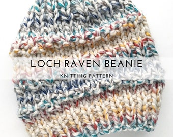 Loch Raven Beanie Knitting Pattern / Knitting Pattern / Knit Beanie Pattern / Beanie Pattern / Knit Pattern / Cozy Knits / Winter Beanie