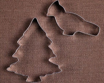 Christmas Cookie Cutter, Cardinal Cookie Cutter, Christmas Tree Cookie Cutter, Holiday Cookie Cutters, Sugar Cookie Cutters