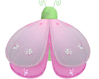 Ladybug Ceiling Decorations Nylon Ladybugs Pink Green Girls Nursery Bedroom Wall Hanging Baby Shower Lady Bugs Birthday Party Decor Hailey