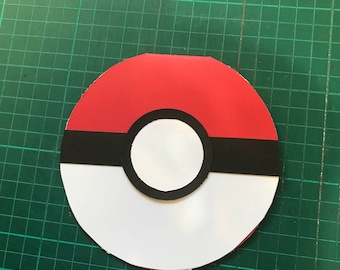 Pokemon Pokeball greeting card