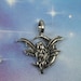 Gothic Moon Fairy Amulet genuine pewter casting pendant charm lead safe