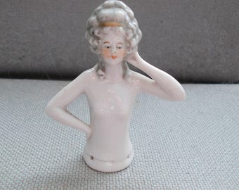 Vintage Top Of A Pin Cushion ( beauty of her time)