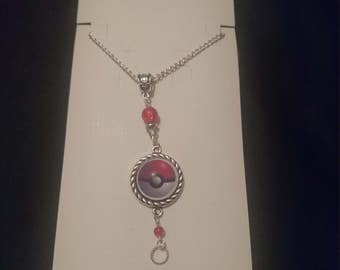 Pokemon Pokeball Anime Necklace