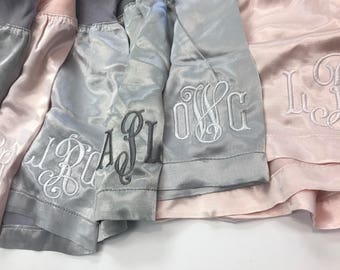 PJ Harlow Pajama Bottoms with Monogram