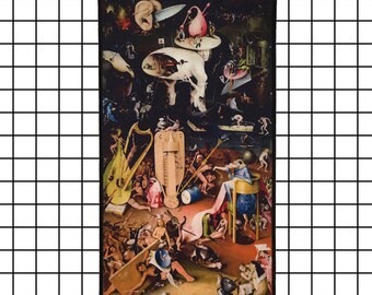 Back in stock! Hieronymus Bosch The Garden of Earthly Delights Hell Back Patch Jenni's Prints Paintings Surrealism Fantasy Art