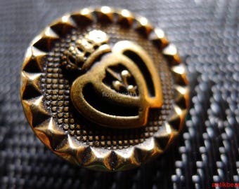 12 antique buttons