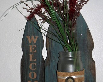 Welcome Picket Fence wall decor