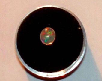 Mexican Fire Opal 7x6 Millimeter Oval Cabochon