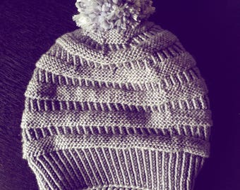 Snow Drifts Knit Hat Pattern