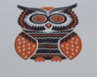 Halloween Shirt ~ Owl Shirt ~ Women's Long Sleeve Shirt ~ Bird Top ~ Owl Top ~ Owl Clothing ~ Owl Top
