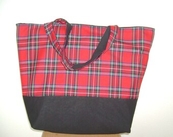 Tote Bag Tartan Royal Stewart