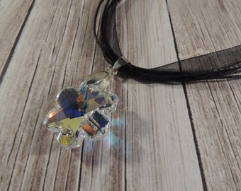 Swarovski crystal star pendant necklace