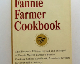 Fannie Farmer 1965 Boston Cooking School Cook Book