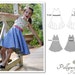Cecily Rose Dress Pattern - Circle Skirt - Reversible - 1-10Y PDF
