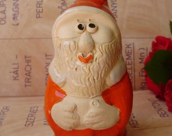 Vintage Hungarian CERAMIC SANTA CLAUS figurine