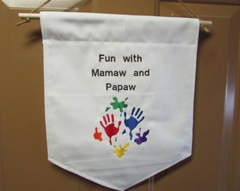 Personalized Flag for Grandparents or Parents