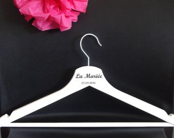 Personalized wedding hanger