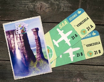 Up Movie Airline Tickets and Postcard