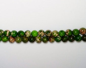 SALE! Aqua terra jasper 4mm round beads 4mm stone beads green stone beads semiprecious stone semiprecious beads jasper beads