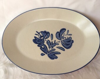 Pfaltzgraff Yorktown 14" Serving Plater, Vintage Pfaltzgraff Serving Platter, 70s Vintage Pfaltzgraff