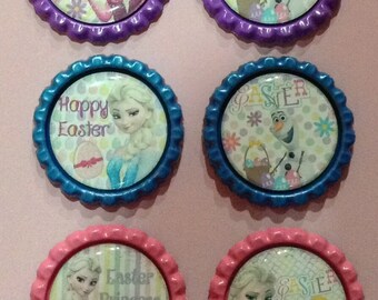 Frozen Easter Bottle Caps, Frozen Bottle Caps