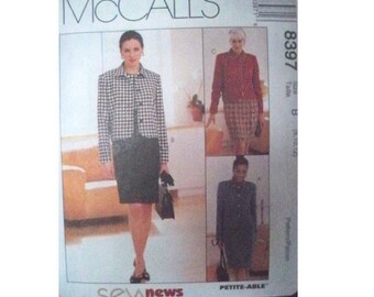 McCall's 8397 Dress and Jacket Pattern - Uncut