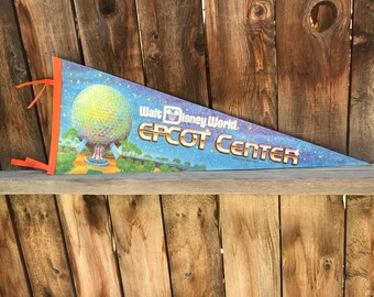 Disneyworld Epcot Center Pennant 1982