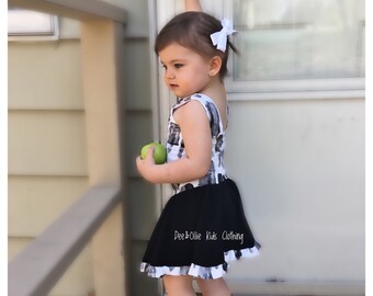 Leotard / top/ skirt, scoop back, Clothing for girls, skirt, circle skirt, top, leotard for girls
