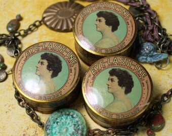 1 Vintage Eye-Lash-Ine Eyelash Remedy Tin