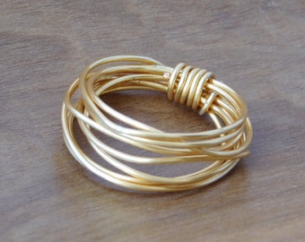 Gold-Filled Wire Wrapped Ring