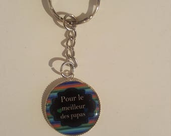 Keychain "for the best dads"