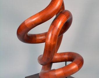 Continuous Segmented Wood Sculpture