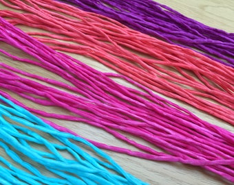 Jewellery Making Hand Sewn 2mm Silk String ~ Choose Your Colour ~ 40" in length ~ 1 string