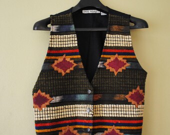 Vintage Jane Ashley Textured Vest