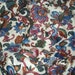 Royal Blue PINEHURST Club Classic Collection Screen Print Cotton FABRIC / WAVERLY Decorating Fabric / 54" wide / 6.5 Yards