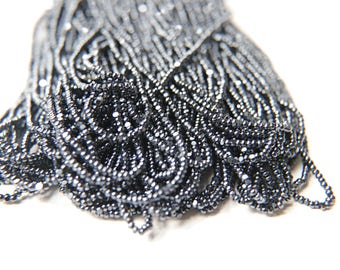 13/0 Hanks Charlotte Cut Beads METALLIC BLUE 1/5/25/50/100 Hanks 1.6mm