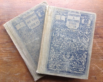 Set of Two Shakespeare Classics Copyright 1911