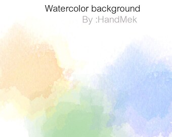 Water color background clipart set 2 , Instant Download PNG file - 300 dpi.