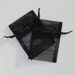Black Organza Bags, 100 3 x 4 inches