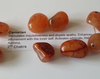 CARNELIAN TUMBLED STONES